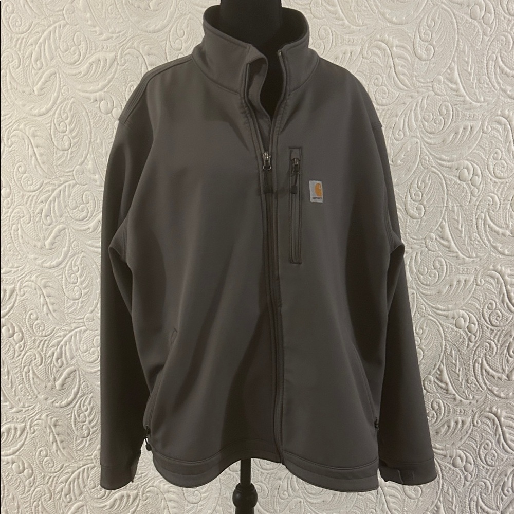 Carhartt Charcoal Zip-Up Jacket